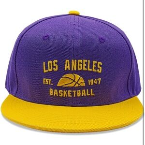 SnapBack Los Angeles Basketball, teen cap, adjustable. New in box!